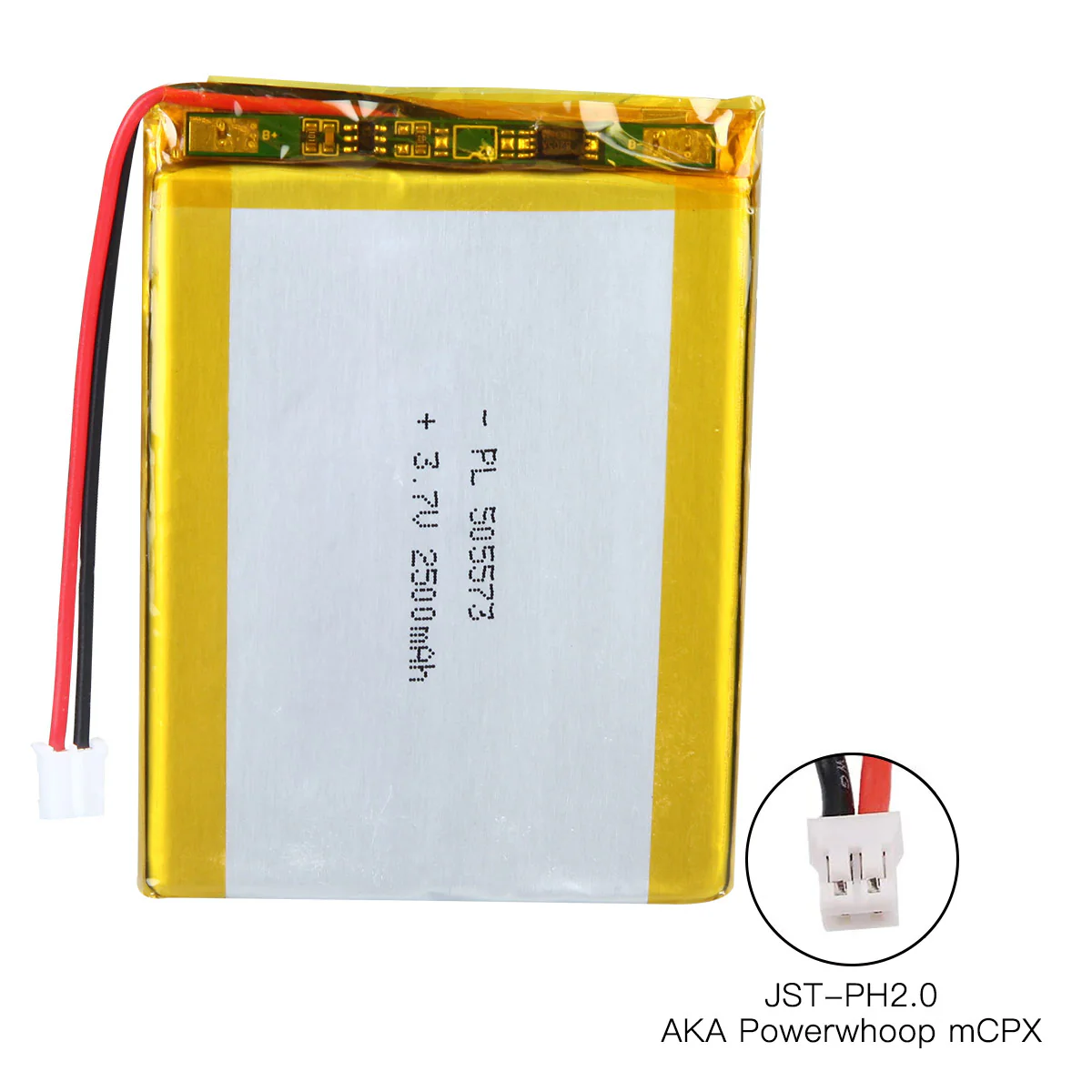 YDL 3.7V 2500mAh 505573 Rechargeable Lithium Polymer Battery - Image 4