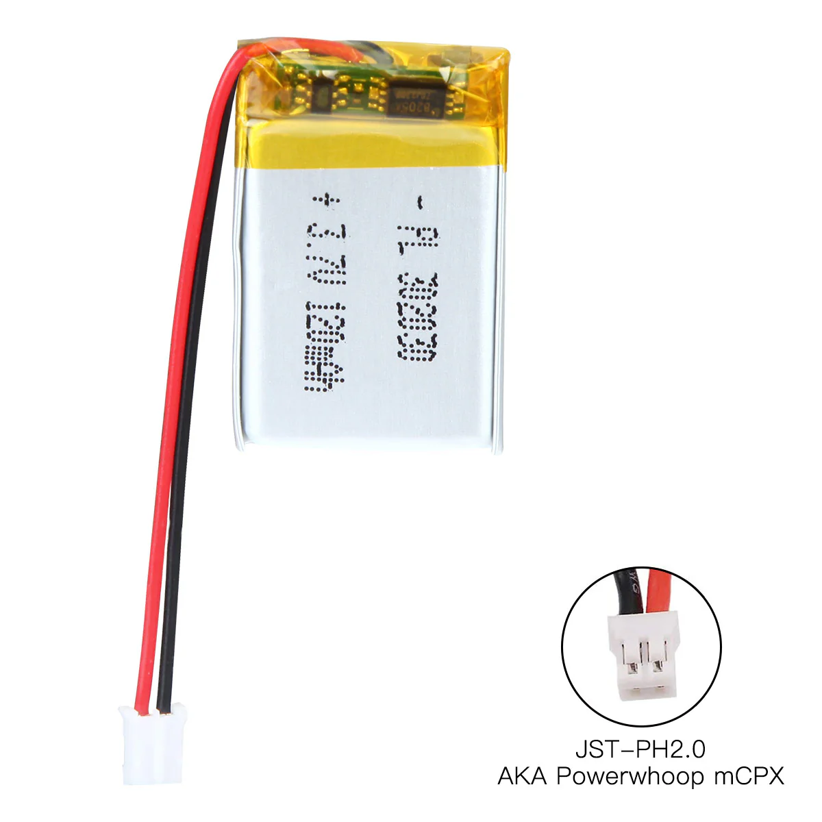 YDL 3.7V 120mAh 302030 Rechargeable Lithium Polymer Battery - Image 4