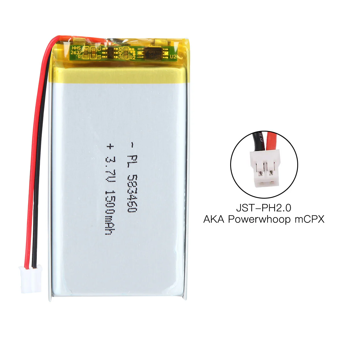 YDL 3.7V 1500mAh 583460 Rechargeable Lithium Polymer Battery - Image 7