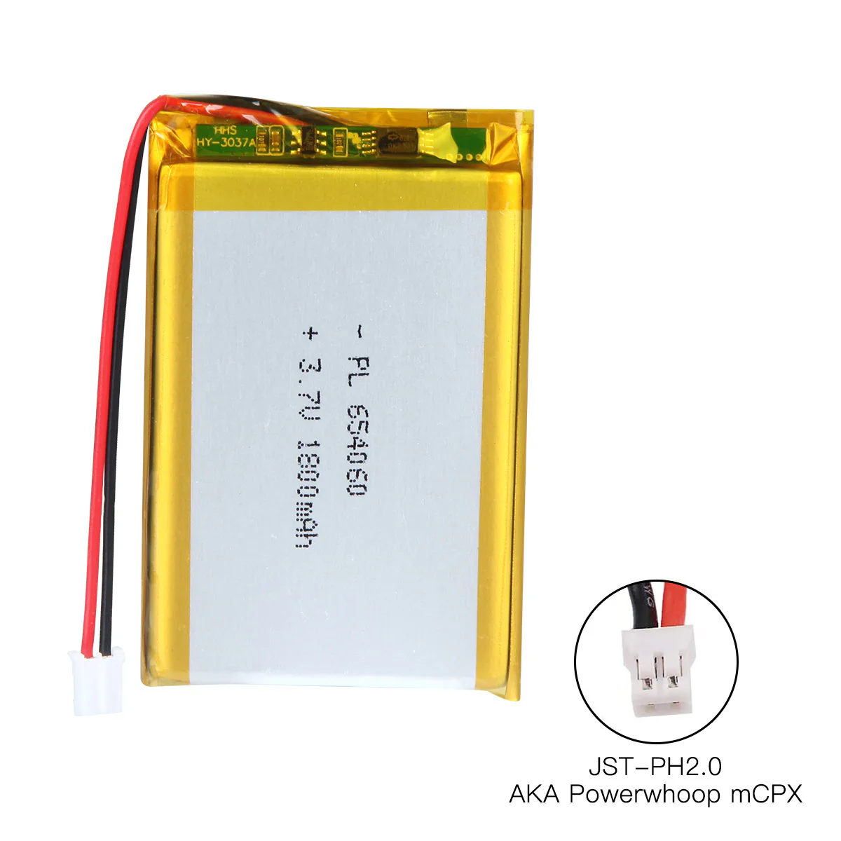 3.7V 1800mAh 654060 Rechargeable Lithium Polymer Battery - Image 5