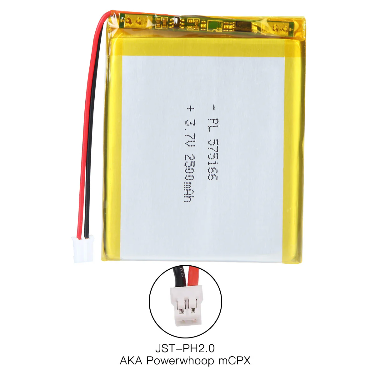 YDL 3.7V 2500mAh 575166 Rechargeable Lithium Polymer Battery Length 68mm - Image 6