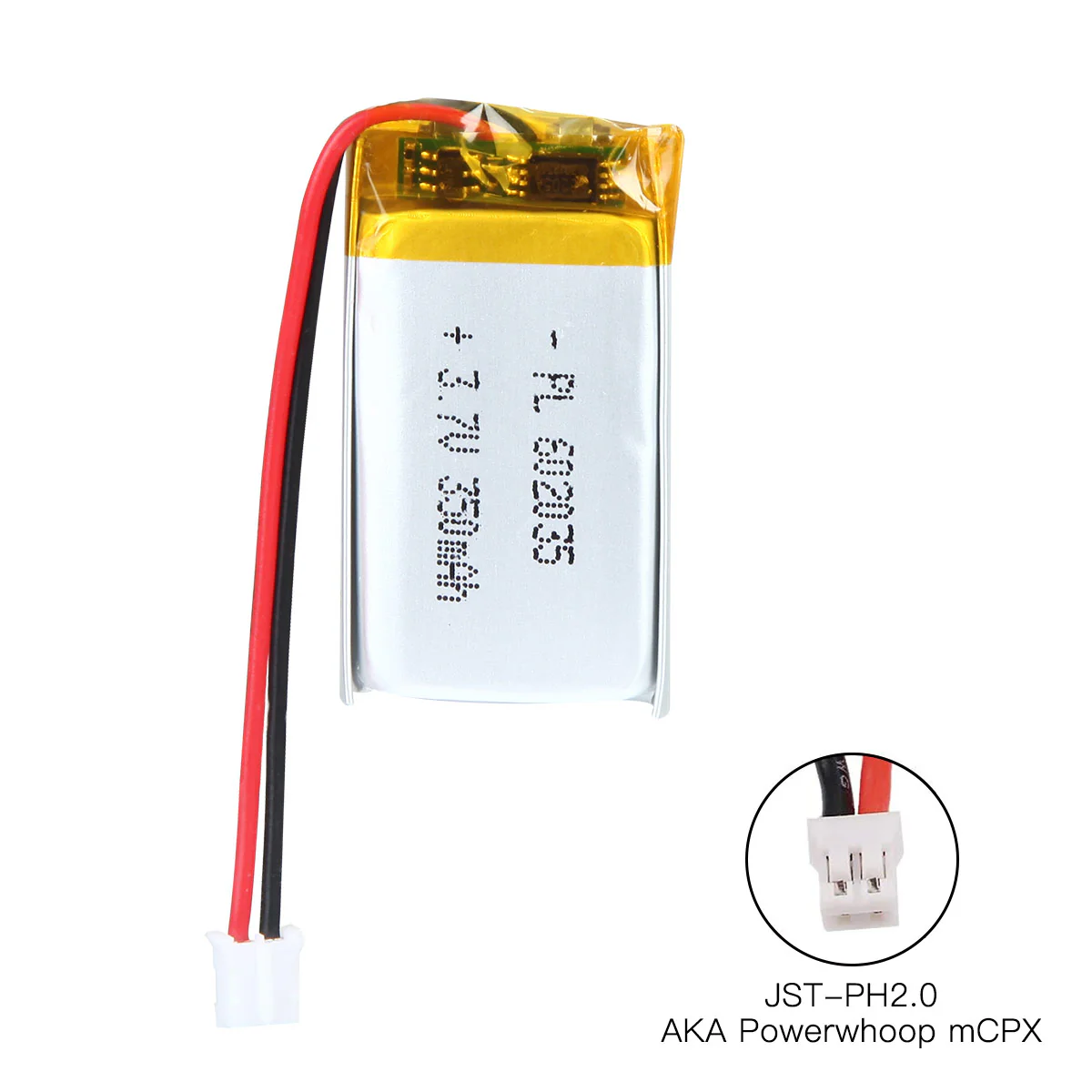 YDL 3.7V 350mAh 602035 Rechargeable Lithium Polymer Battery - Image 4
