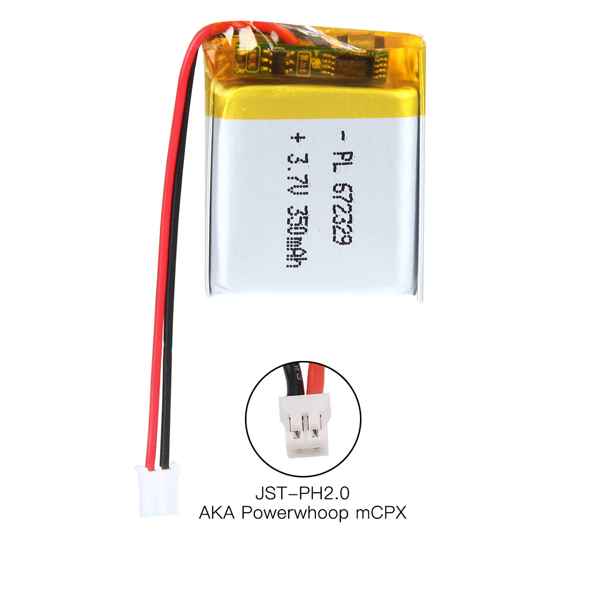 YDL 3.7V 350mAh 672329 Rechargeable Lithium Polymer Battery - Image 6