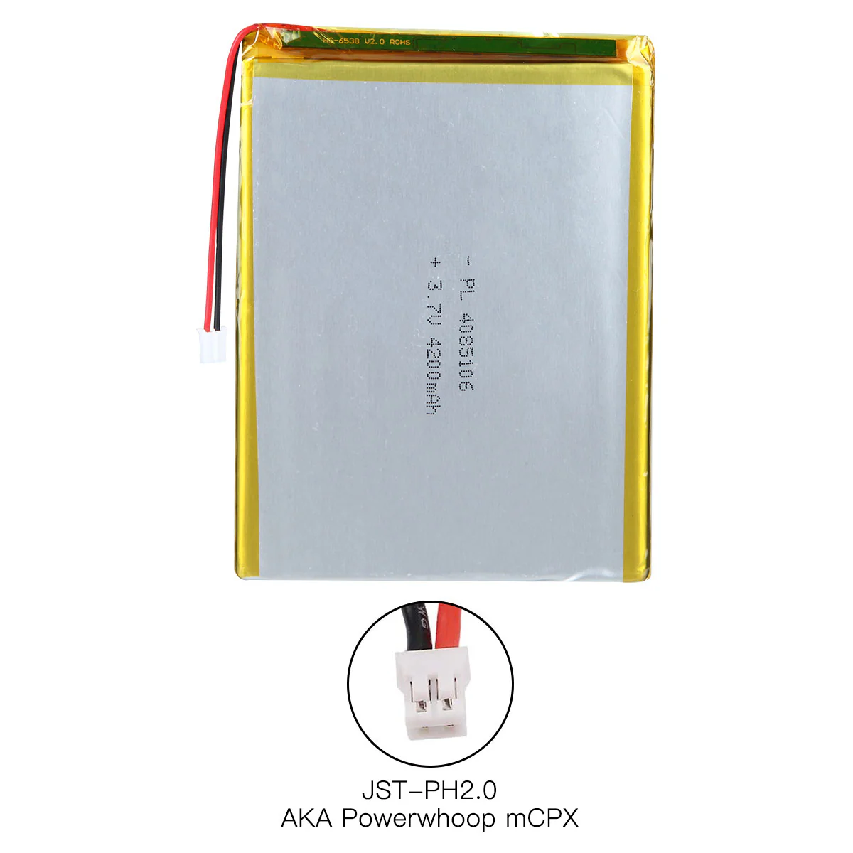 YDL 3.7V 4200mAh 4085106 Rechargeable Lithium Polymer Battery Length 108mm - Image 6