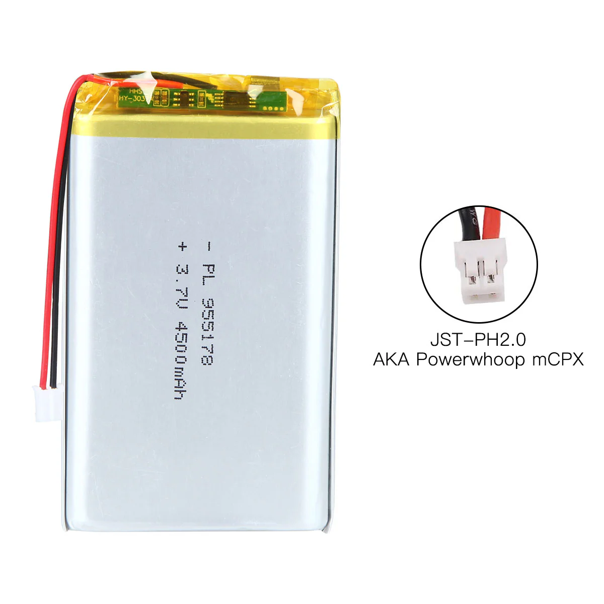 YDL 3.7V 4500mAh 955178 Rechargeable Lithium Polymer Battery Length 80mm - Image 6