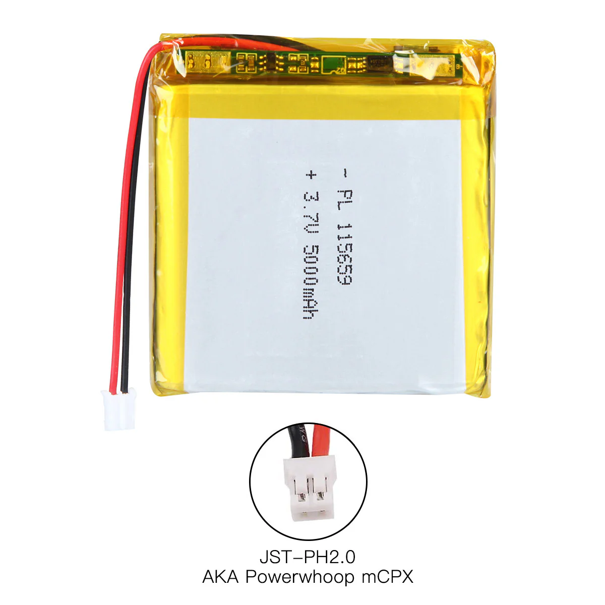 3.7V 5000mAh 115659 Rechargeable Lithium Polymer Battery - Image 6