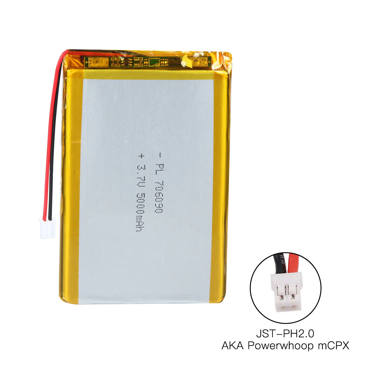 YDL 3.7V 5000mAh 706090 Rechargeable Lithium Polymer Battery Length 92mm - Image 4