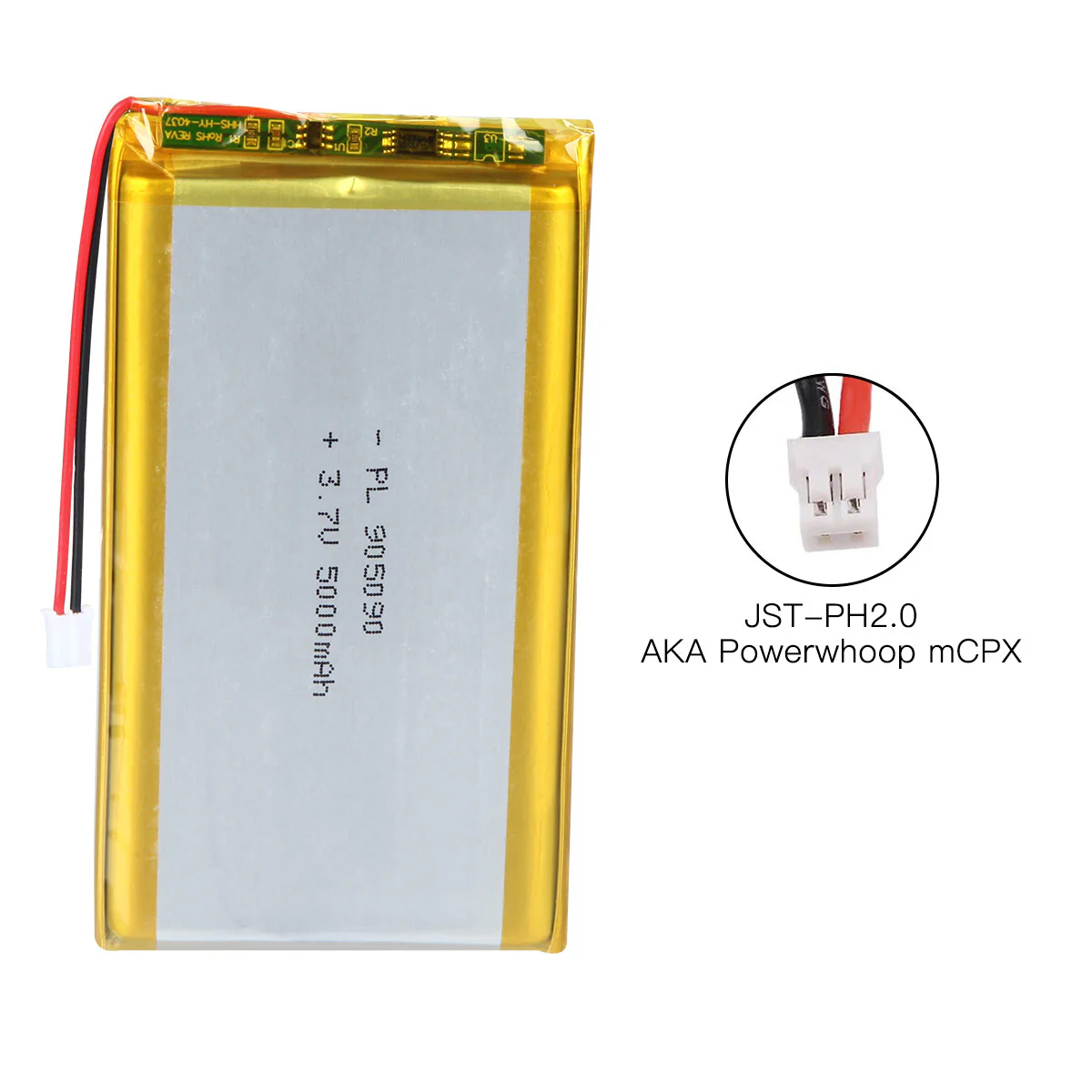 YDL 3.7V 5000mAh 905090 Rechargeable Lithium Polymer Battery - Image 6
