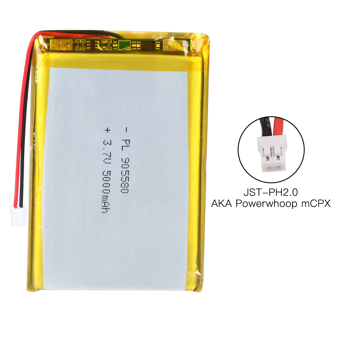YDL 3.7V 5000mAh 905580 Rechargeable Lithium Polymer Battery - Image 6