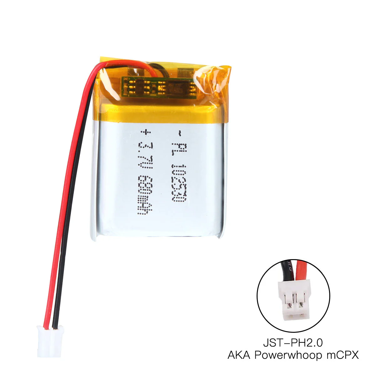YDL 3.7V 680mAh 102530 Rechargeable Lithium Polymer Battery - Image 4