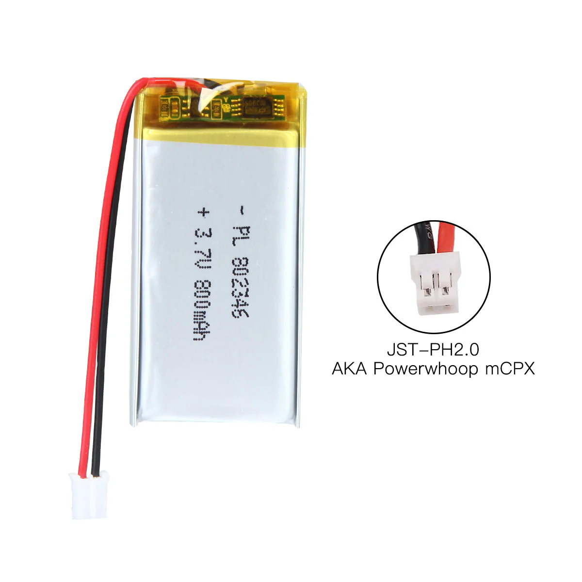 YDL 3.7V 800mAh 802346 Rechargeable Lithium Polymer Battery - Image 6