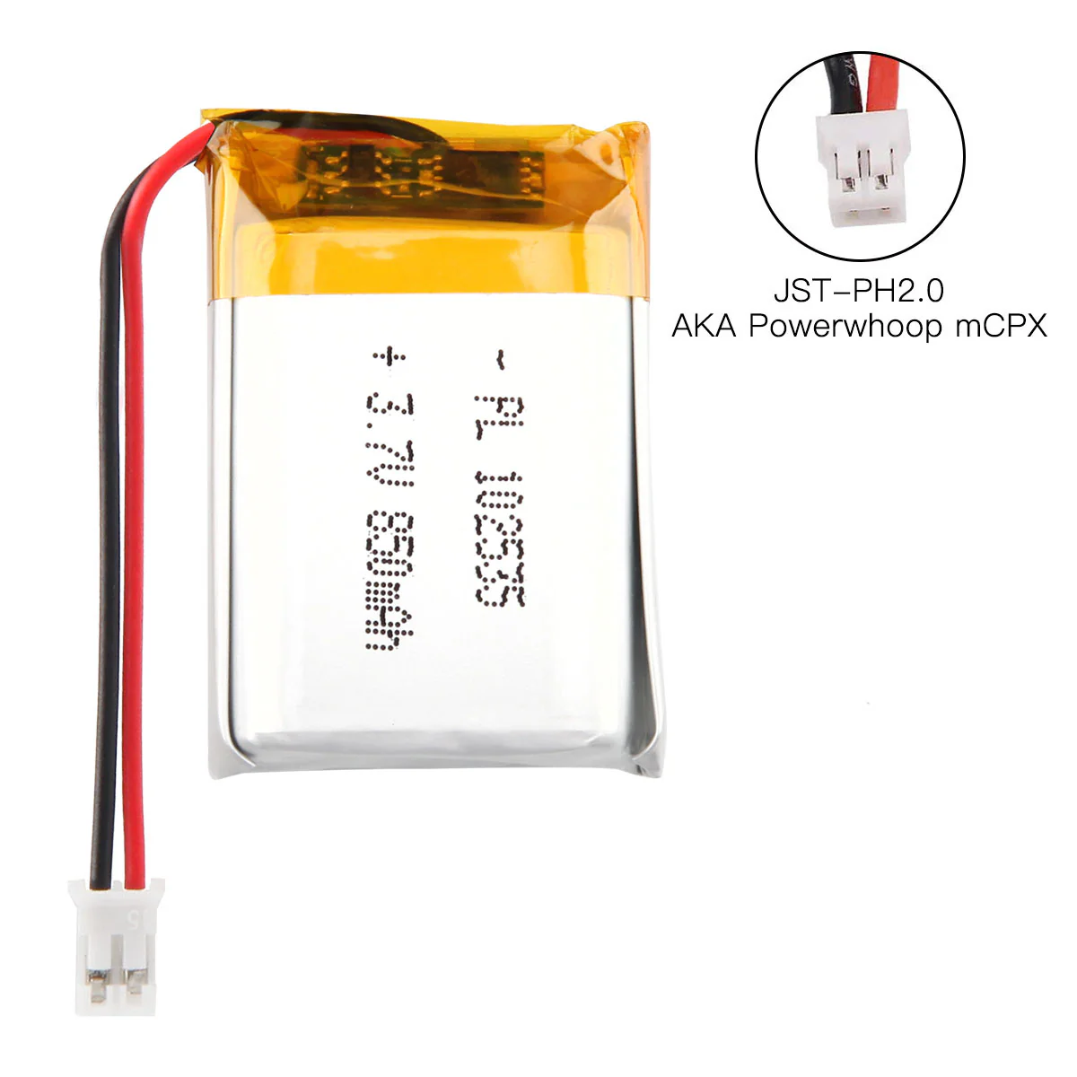 YDL 3.7V 850mAh 102535 Rechargeable Lithium  Polymer Battery - Image 4